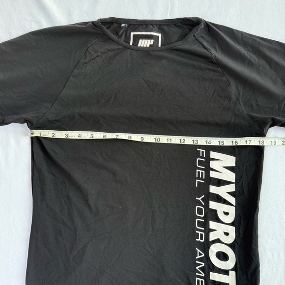 My Protein Black Short Sleeve Crew Neck Tee Size Small - Picture 3 of 8
